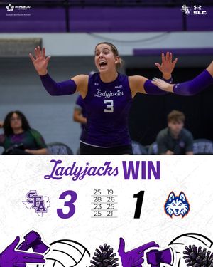 Image post by @sfa_volleyball on Instagram