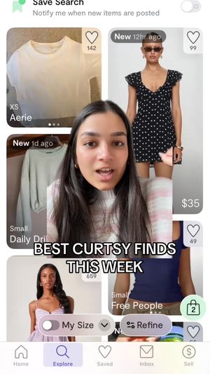 Image post by @curtsyapp on Facebook