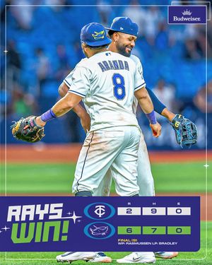Image post by @raysbaseball on Instagram