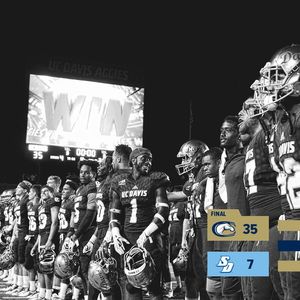 Image post by @UCDfootball on Twitter