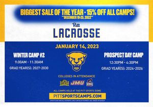 Image post by @Pitt_WLAX on Twitter