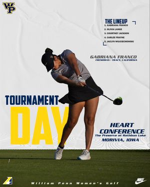 Image post by @WPUWomensGolf on Twitter