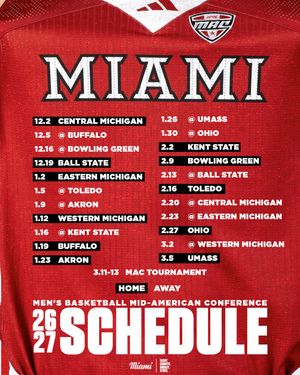 Image post by @miamioh_bball on Instagram