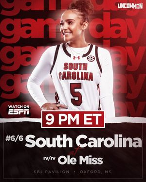 Image post by @GamecockWBB on Twitter