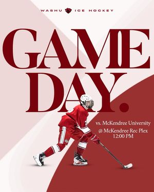 Image post by @washuhockey on Instagram