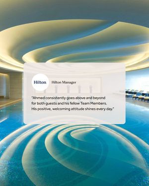 Image post by @hiltonhotels on Instagram