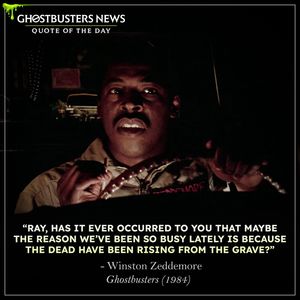 Image post by @ghostbustersnews on Instagram