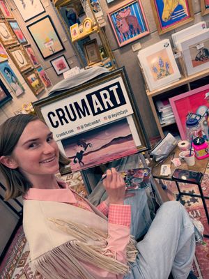 Image post by @thecrumart on Instagram