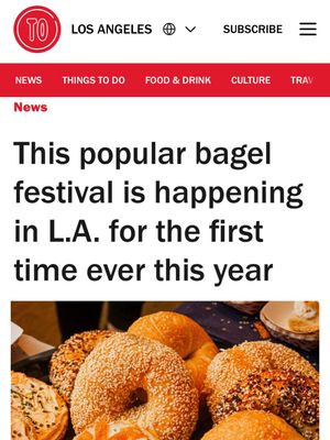 Image post by @bagelfest on Instagram