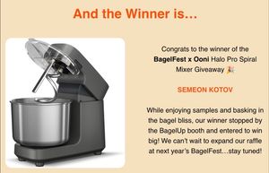 Image post by @bagelfest on Instagram