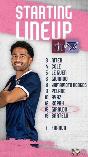 Image post by @FDUKnightsMSOC on Twitter/X