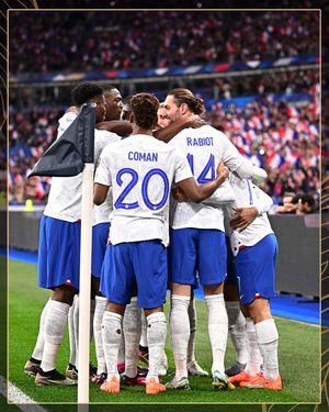 Image post by @equipedefrance on Instagram