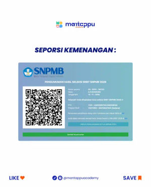 Image post by @mantappuacademy on TikTok