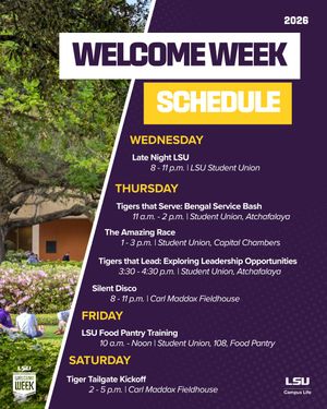 Image post by @lsucampuslife on Instagram