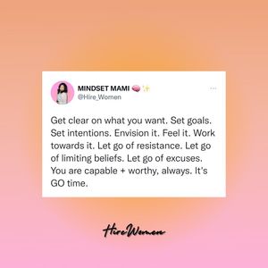 Image post by @hire.women on Instagram