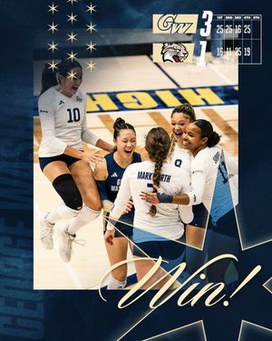 Image post by @gw_volleyball on Instagram