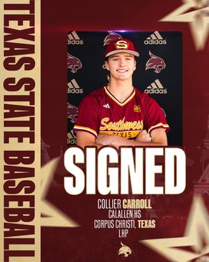 Image post by @texasstatebaseball on Instagram