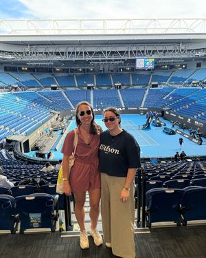 Image post by @thetennissisters on Instagram