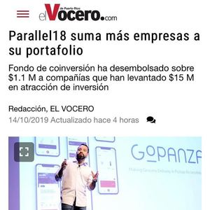 Image post by @p18startups on Instagram
