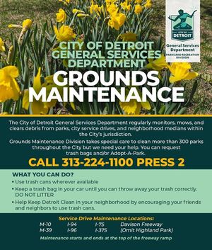 Image post by @DetroitParksRec on Facebook