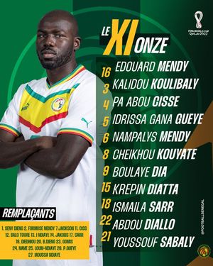 Image post by @FootballSenegal on Twitter/X