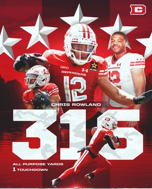 Image post by @ufldefenders on Instagram