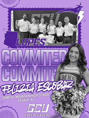 Image post by @gcucheerleaders on Instagram