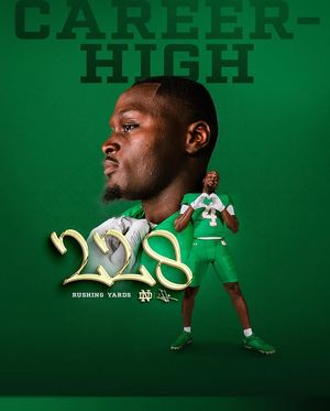 Image post by @ndfootball on Instagram