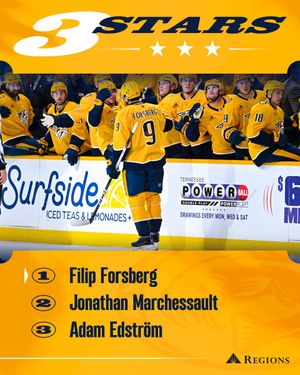 Image post by @PredsNHL on Twitter/X