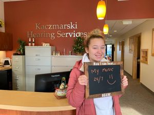 Image post by @KaczmarskiHearing on Facebook