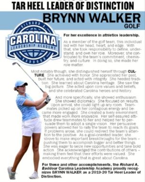 Image post by @uncwomensgolf on Instagram