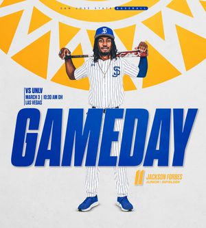 Image post by @SanJoseStateBSB on Twitter