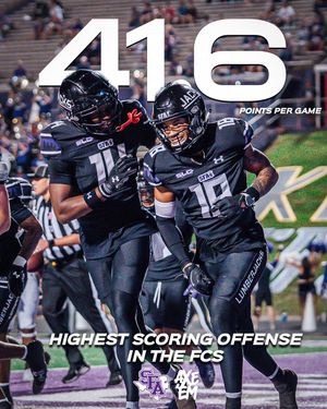 Image post by @SFA_Football on Twitter