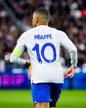Image post by @equipedefrance on Twitter