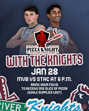 Image post by @FDUKnightsMVB on Twitter