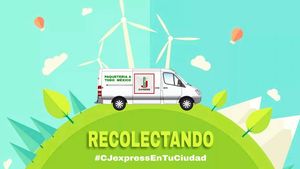 Image post by @cjexpress.paqueteria on Facebook