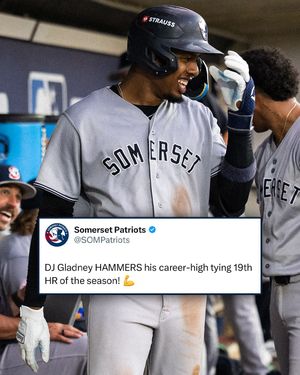 Image post by @somersetpatriots on Instagram