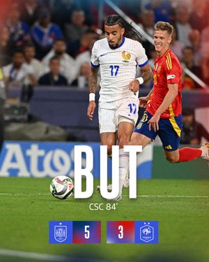 Image post by @equipedefrance on Twitter