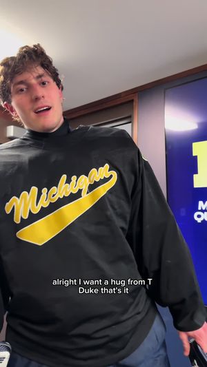 Video post by @umichhockey on TikTok