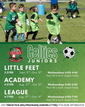 Image post by @TheCelticsSoccerClub on Facebook