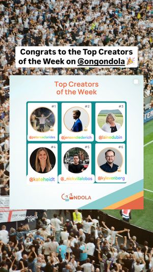 Video post by @ongondola on Facebook