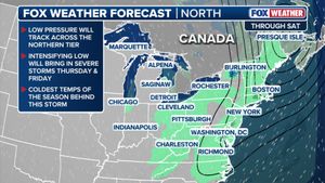 Image post by @foxweather on Instagram