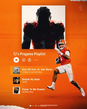 Image post by @clemsonfb on Instagram