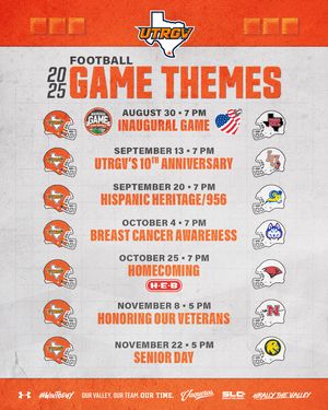 Image post by @utrgvfootball on Instagram