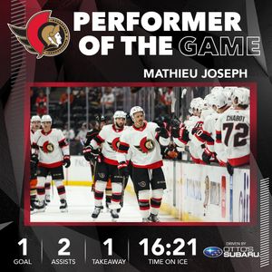 Image post by @senators on Instagram