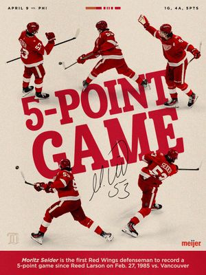 Image post by @DetroitRedWings on Twitter