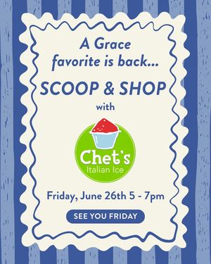 Image post by @shopatgrace on Facebook