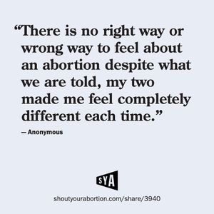 Image post by @shoutyourabortion on Instagram