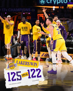 Image post by @lakers on Instagram