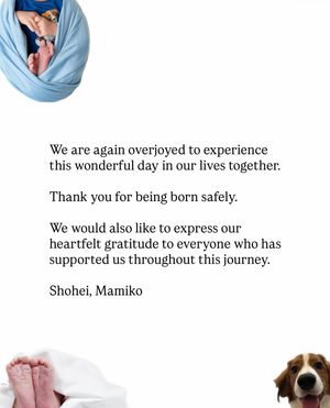 Image post by @shoheiohtani on Instagram